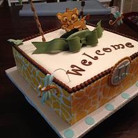Lion King (Simba) Baby Shower cake