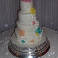 Lindsey & Liam's Wedding Cake