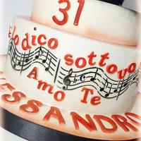 Vasco Rossi  themed cake 2.0 ^_^