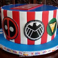 Marvel Comics Cake