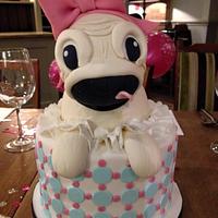 Pug cake 