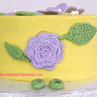 Happy 90th Sugar-Free Crochet Cake