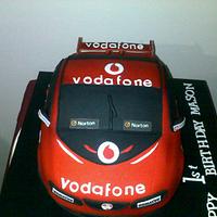 my 2nd V8 supercars cake