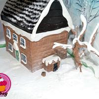 Fondant cake topper Sweet christmas collaboration 2016 "the snowman"