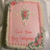 Christening Cake for Mary Catherine