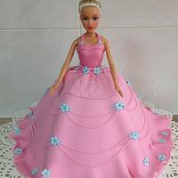 Barbie Doll cake