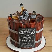 Jack Daniel's birthday cake