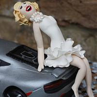 McLaren Super Car and Marilyn Monroe
