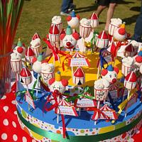 Carnival cake pops