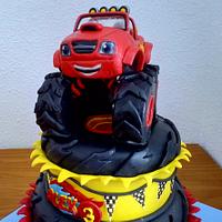BLAZE AND THE MONSTERS MACHINES CAKE