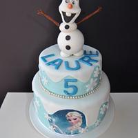 Frozen cake & cupcakes 