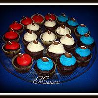 Super Bowl Cupcakes