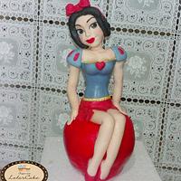 snow white pin up - topper 