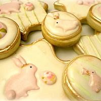 Shabby Chic Easter sugar cookies