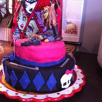 the clawdeen wolf cake