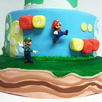 Mario 7th birthday cake