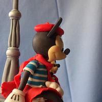 Minnie and son in Paris