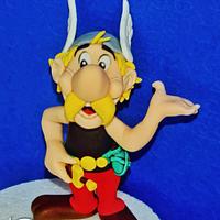 Asterix cake topper