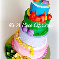 Disney Princess Themed Cake