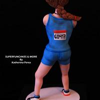 Sport Cakes for Peace Collaboration-Hammer throw girl 