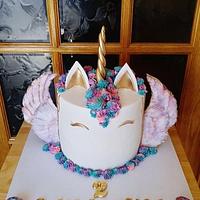 Winged Unicorn cake