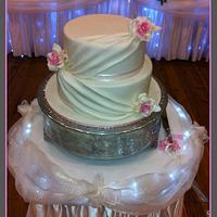 Elegant Draped cake