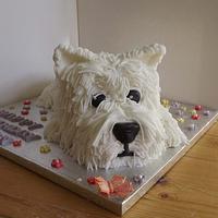 Westie Cake