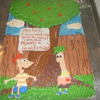 Phineas and Ferb Cake
