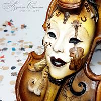 Carnival Cakers Collaboration: the violin mask❤