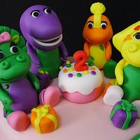 Barney & friends cake