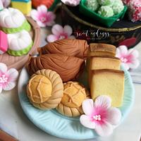 Traditional Straits Chinese Kueh Platter Cake