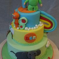 Baby TV Cake for a little boy turning 1