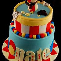 Nate's Carnival 1st Birthday Cake