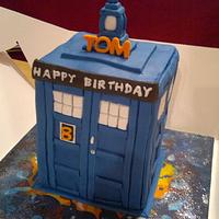 Tardis & Dr.Who inspired cake