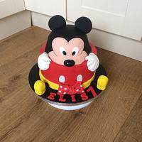 Mikes Mouse 1st Birthday cake 