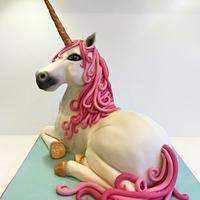 Sculpted Unicorn Cake