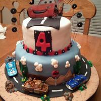 CARS Birthday Cake