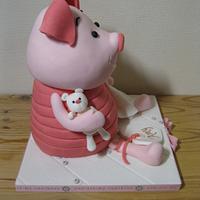 Baby Piglet Cake
