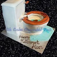 A Plumber's Retirement Cake