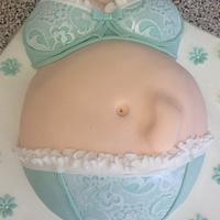 My 1st ever baby shower cake