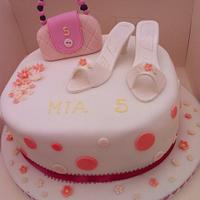 Shoe and Handbag Cake