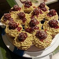 Spaghetti cupcakes 