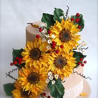 Sunflower cake Sunflower cake