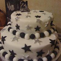 21st Birthday cake