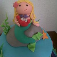 Princess Isabella's under the sea cake!