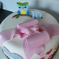 Owl and Friends cake