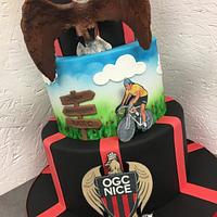 OGC Nice & Eddy Mercks birthday cake