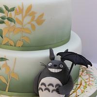 Totoro wedding cake