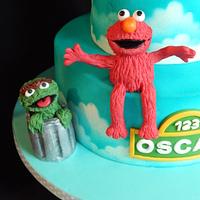 Sesame Street Christening cake