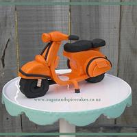 Retro Vespa with Tutorial